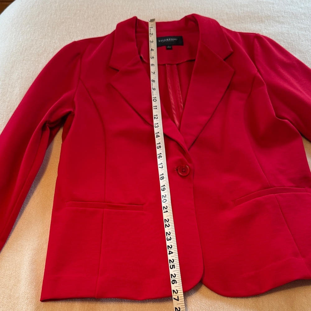Liverpool Red Single-Button Blazer - Picture 7 of 9